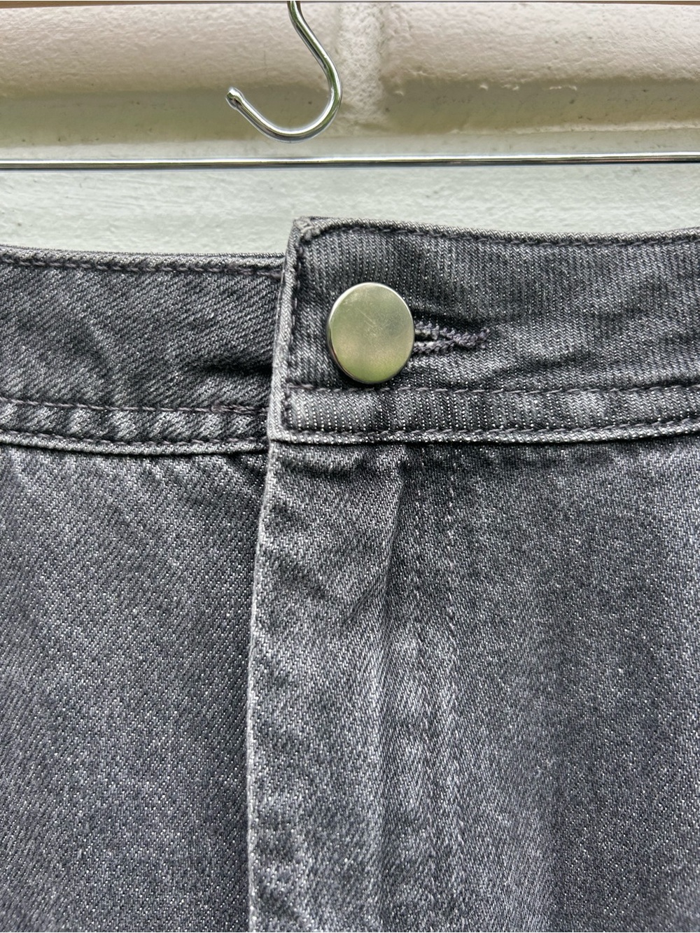 Treasure & Bond cotton midi denim skirt 10 32 - Picture 7 of 10